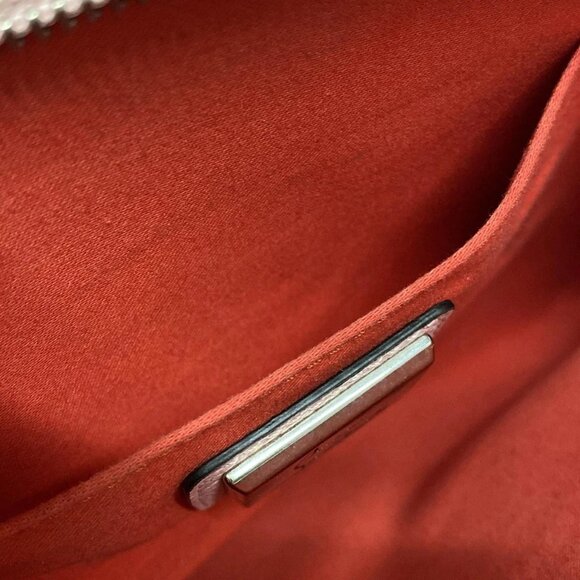 Auth CHRISTIAN LOUBOUTIN Loubi Clutch Pink Leather Clutch Bag - Picture 15 of 15